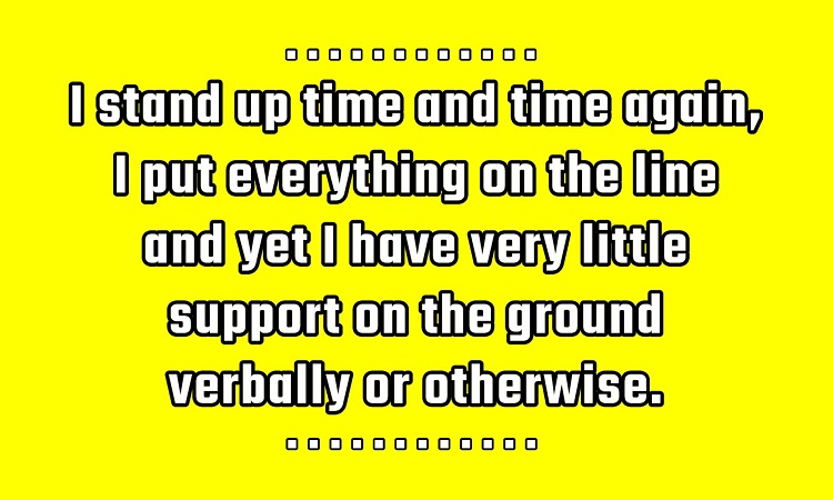 Stuart Howe is standing up for Parkes